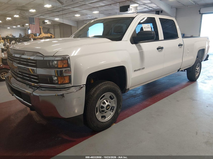 Vin: 1gc1kueg4jf131488, lot: 46833111, chevrolet silverado 2500hd wt 20182