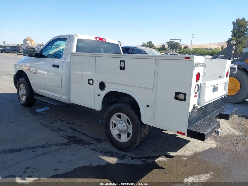 Vin: 3c7wr5aj3gg373403, lot: 46833131, ram 2500 tradesman 20163