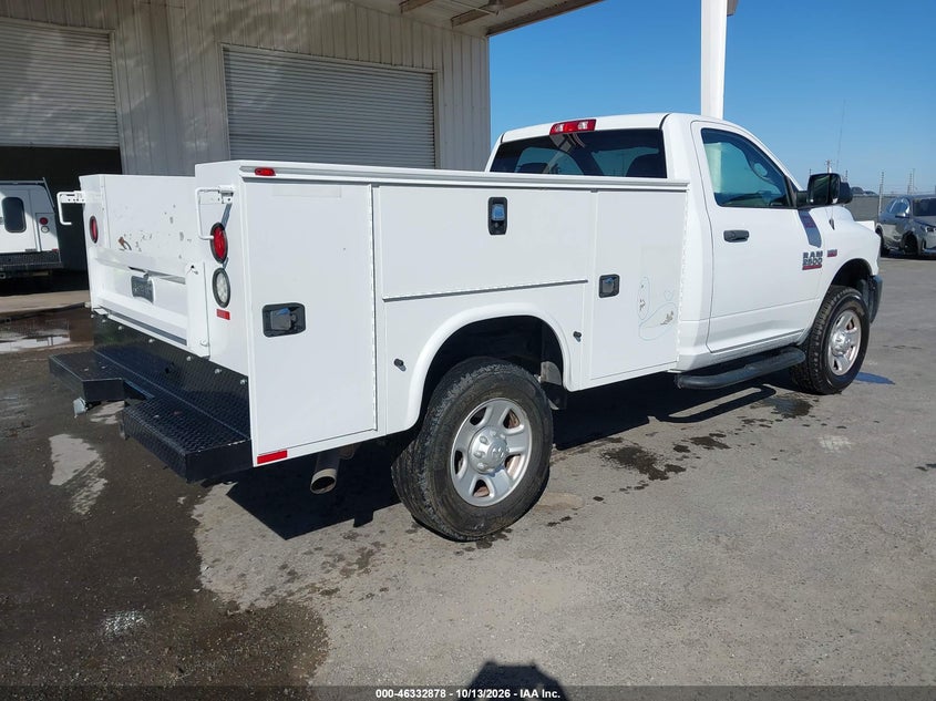 Vin: 3c7wr5aj3gg373403, lot: 46833131, ram 2500 tradesman 20164