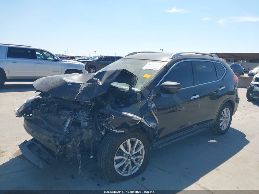 2017 Nissan Rogue Sv, Удар спереди, IAAI, VIN KNMAT2MT2HP520585 — фото 2