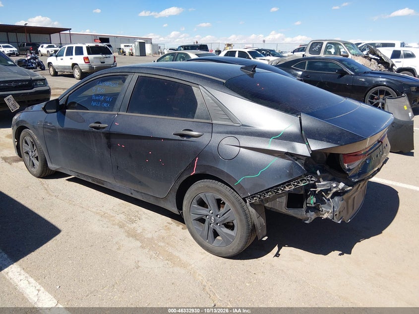 Vin: 5nplm4ag2mh048287, lot: 46833183, hyundai elantra sel 20213