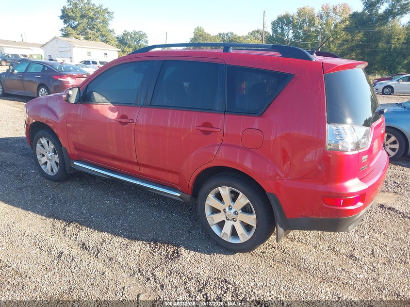 Vin: ja4as3aw9cu027434, lot: 46833188, mitsubishi outlander se 20123