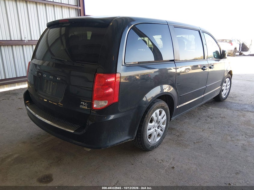 Vin: 2c4rdgegxfr591673, lot: 46833198, dodge grand caravan r/t 20154