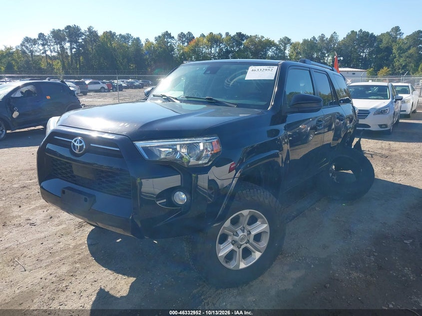 Vin: jtebu5jr0l5759015, lot: 46833205, toyota 4runner sr5 20202