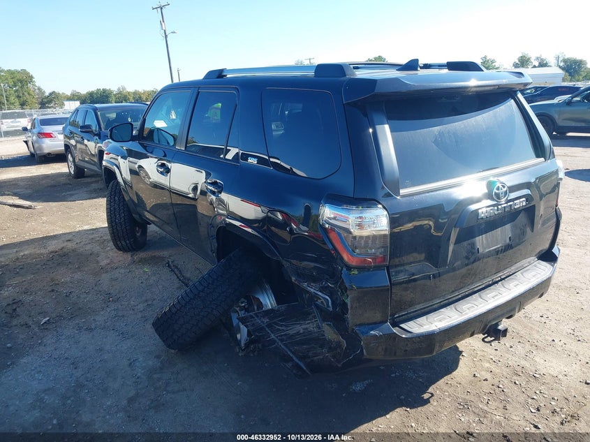 Vin: jtebu5jr0l5759015, lot: 46833205, toyota 4runner sr5 20203