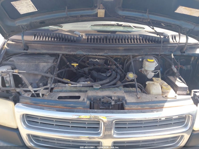 DODGE RAM WAGON 3500 2001 VIN 2B5WB35Z31K540190