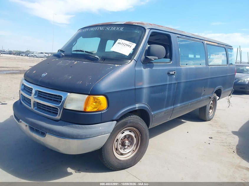 DODGE RAM WAGON 3500 2001 VIN 2B5WB35Z31K540190