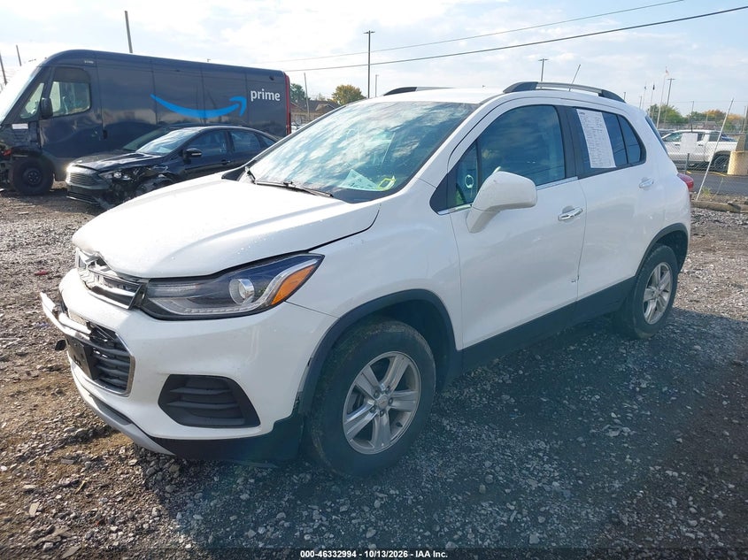 Vin: kl7cjpsb8kb905432, lot: 46833247, chevrolet trax lt 20192