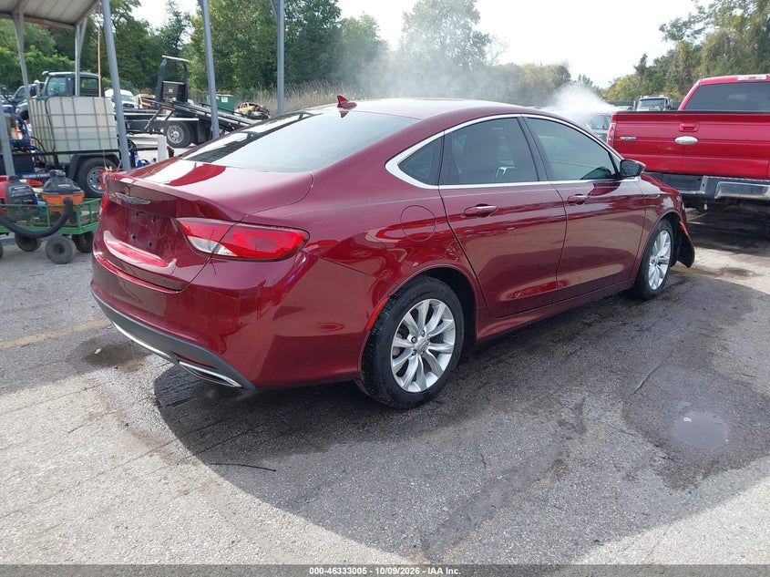 Vin: 1c3ccccgxfn663574, lot: 46833258, chrysler 200 c 20154