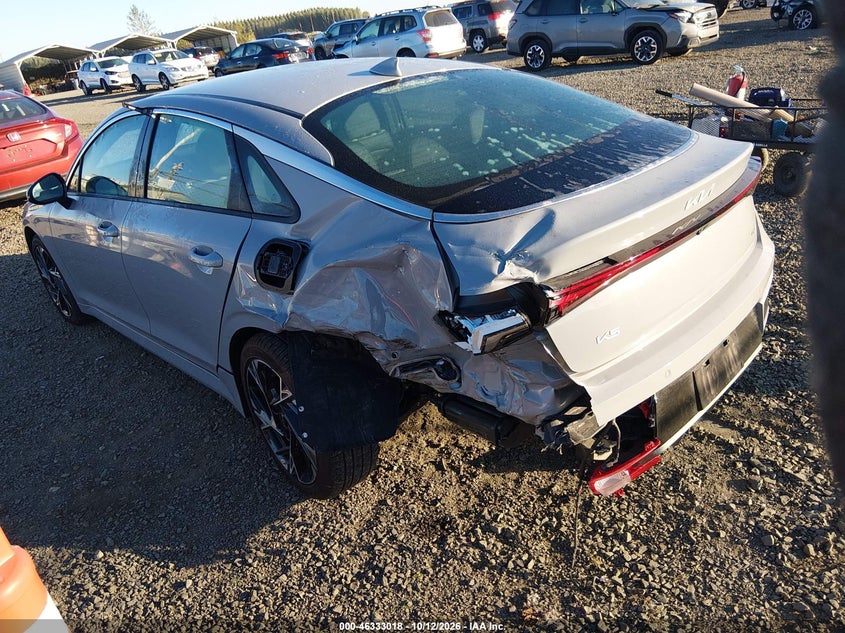Vin: knag64j73t5481592, lot: 46833271, kia k5 gt-line awd 20263