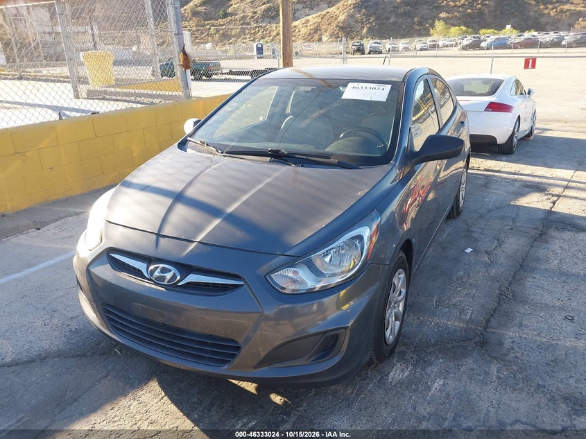 2012 Hyundai Accent Gls, Right Side, IAAI, VIN KMHCT4AE3CU164678 — photo 2