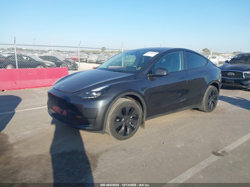 Vin: 7saygded1sf255927, lot: 46833278, tesla model y long range dual motor rear-wheel drive 20252