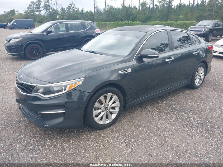 Vin: 5xxgt4l39gg074884, lot: 46833287, kia optima lx 20162