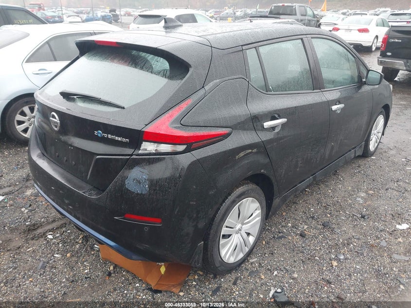 Vin: 1n4az1bp0lc311625, lot: 46833312, nissan leaf s 40 kwh 20204