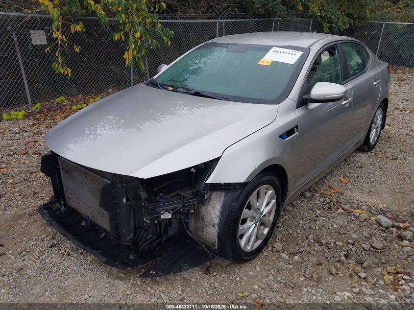 2014 Kia Optima Ex, Front End, IAAI, VIN 5XXGN4A79EG313962 — photo 2