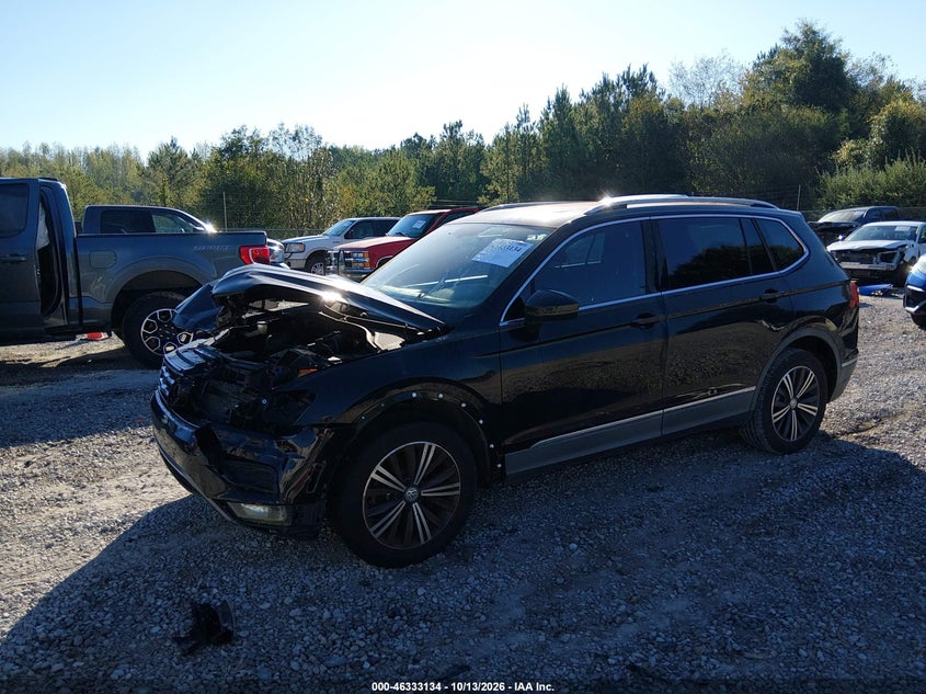 2018 Volkswagen Tiguan 2.0T Se/2.0T Sel, Обычный износ, IAAI, VIN 3VV3B7AX2JM025350 — фото 2
