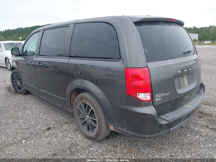 Vin: 2c4rdgbg9jr202499, lot: 46833425, dodge grand caravan se plus 20183