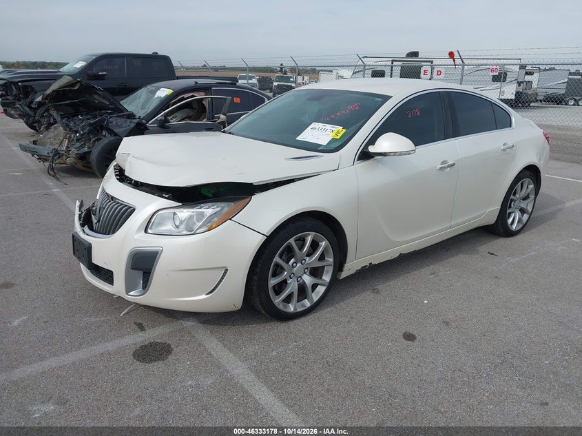 Vin: 2g4gv5gv5d9248489, lot: 46833431, buick regal gs 20132