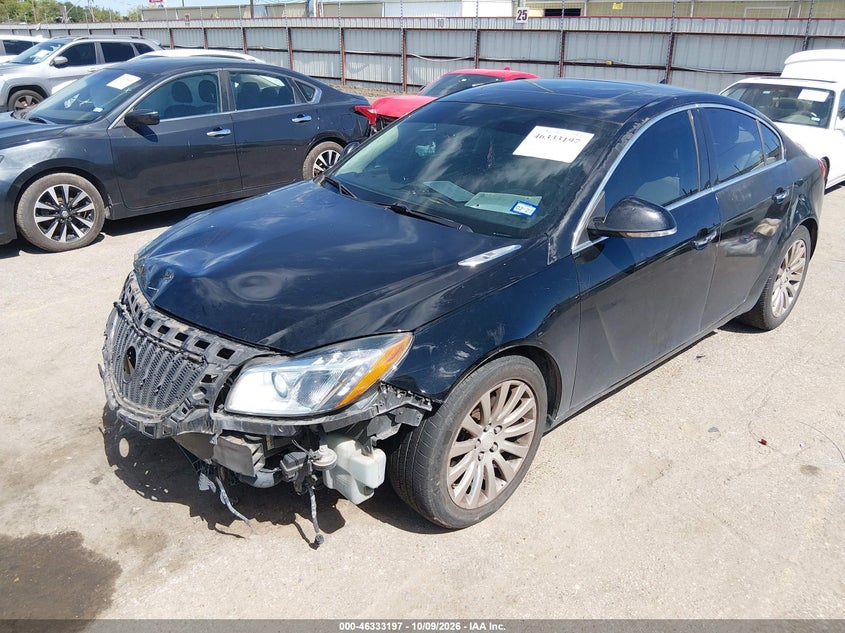 Vin: 2g4gt5gv0d9209394, lot: 46833450, buick regal turbo - premium 2 20132