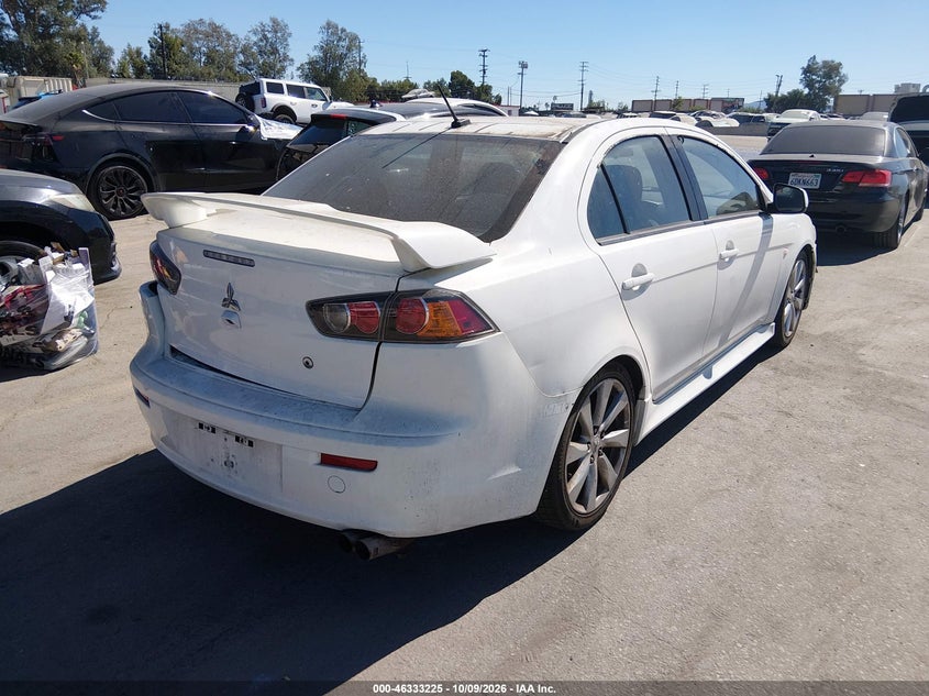 Vin: ja32u8fwxeu010556, lot: 46833477, mitsubishi lancer gt 20144