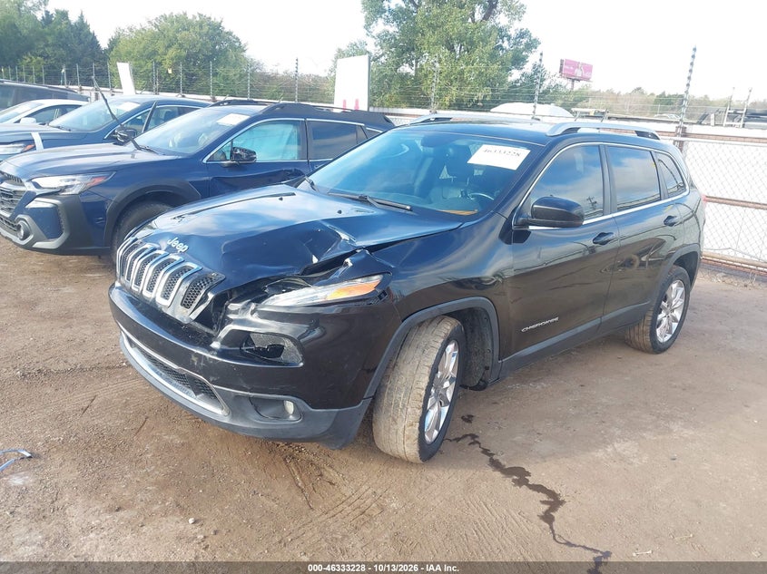 Vin: 1c4pjldb6fw602609, lot: 46833481, jeep cherokee limited 20152