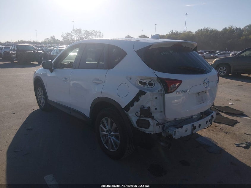 Vin: jm3ke2cy7g0798134, lot: 46833483, mazda cx-5 touring 20163