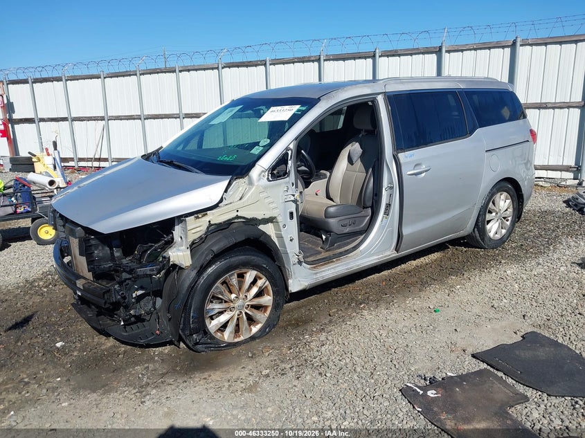 Vin: kndmc5c19j6346654, lot: 46833503, kia sedona ex 20182