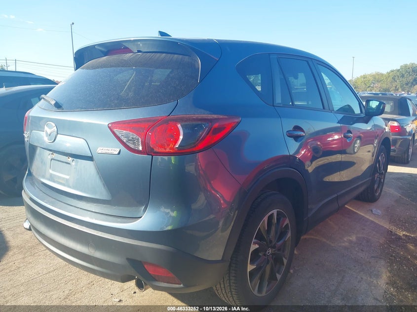Vin: jm3ke4dy2g0808868, lot: 46833505, mazda cx-5 grand touring 20164