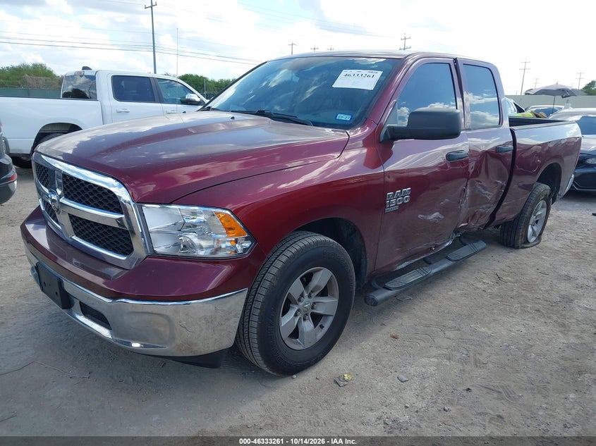 Vin: 1c6rr6fg6ls119384, lot: 46833514, ram 1500 classic tradesman  4x2 6'4 box 20202