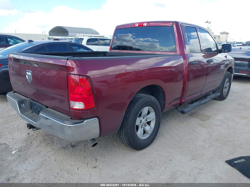 Vin: 1c6rr6fg6ls119384, lot: 46833514, ram 1500 classic tradesman  4x2 6'4 box 20204