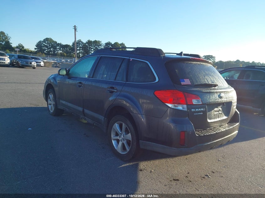 Vin: 4s4brbjc8d3280012, lot: 46833560, subaru outback 2.5i limited 20133