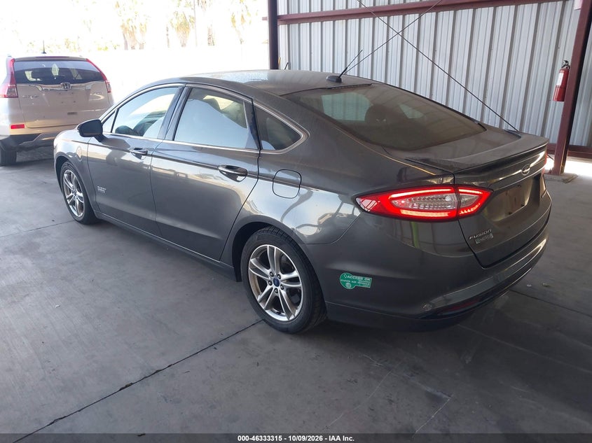 Vin: 3fa6p0su6fr284643, lot: 46833568, ford fusion energi titanium 20153