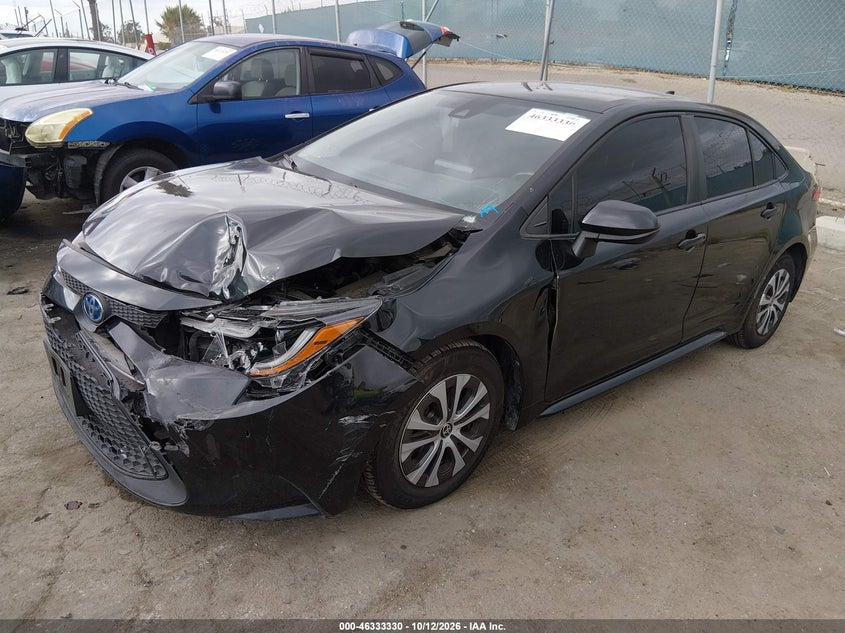 Vin: jtdeamde5nj055061, lot: 46833583, toyota corolla hybrid le 20222
