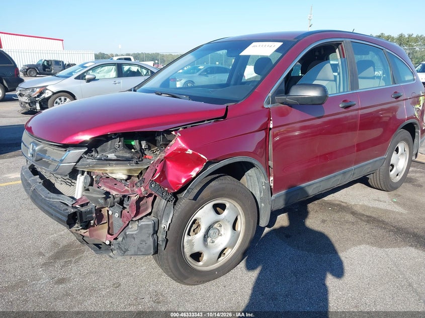 2011 Honda Cr-V Lx, Front End, IAAI, VIN 5J6RE4H30BL024373 — photo 2