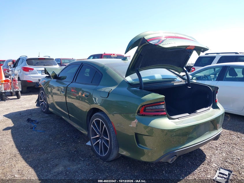 Vin: 2c3cdxct8nh166743, lot: 46833601, dodge charger r/t 20223