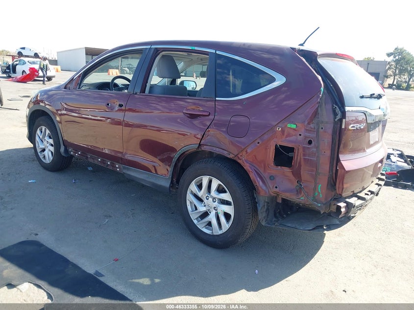 Vin: 2hkrm3h50fh528291, lot: 46833607, honda cr-v ex 20153