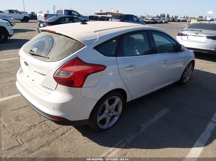 Vin: 1fadp3n28el110878, lot: 46833713, ford focus titanium 20144