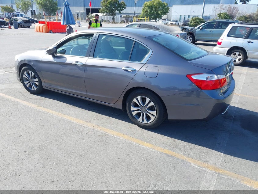 Vin: 1hgcr2f37fa246614, lot: 46833723, honda accord lx 20153