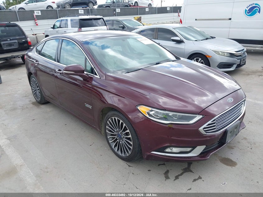 Vin: 3fa6p0su6hr190250, lot: 46833745, ford fusion energi titanium 20171