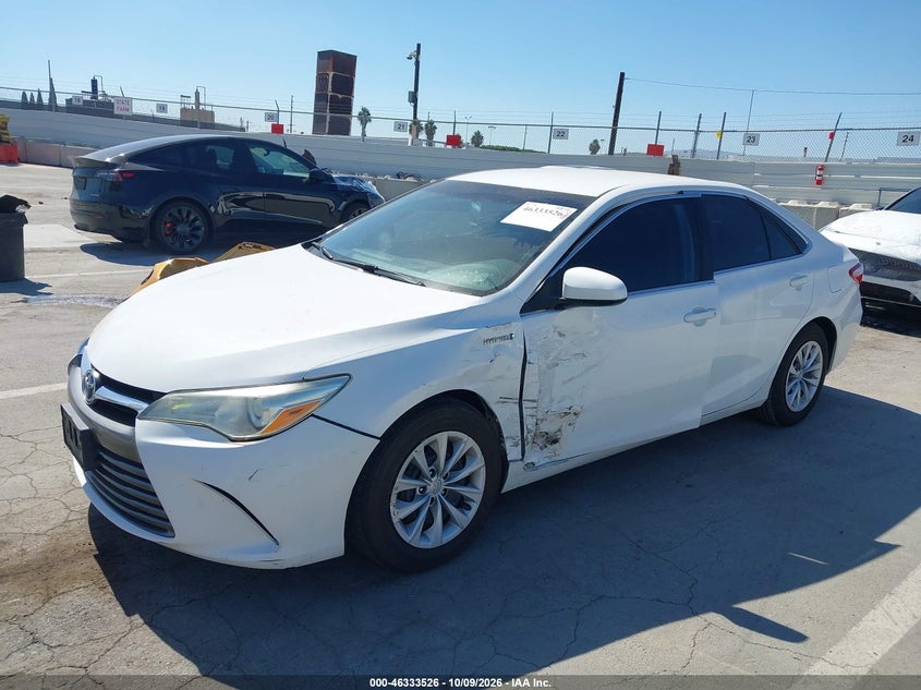 2016 Toyota Camry Hybrid Le, Оба бока, IAAI, VIN 4T1BD1FK1GU199876 — фото 2