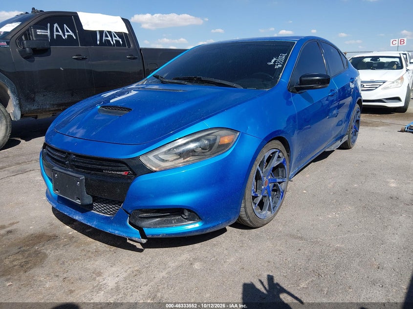 Vin: 1c3cdfeb0gd752397, lot: 46833805, dodge dart gt 20162