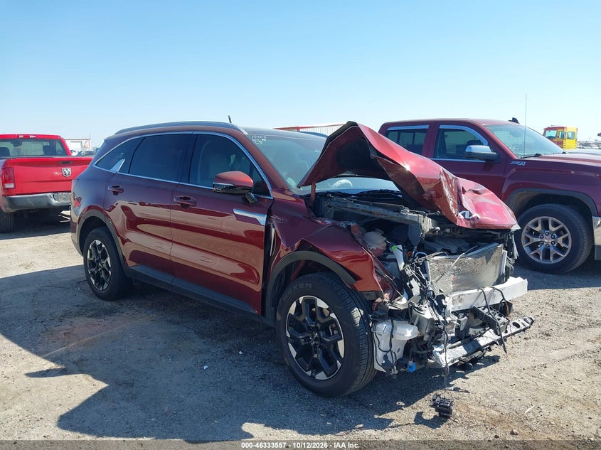 Vin: 5xyrl4jc6sg349093, lot: 46833810, kia sorento s 2025 img_1