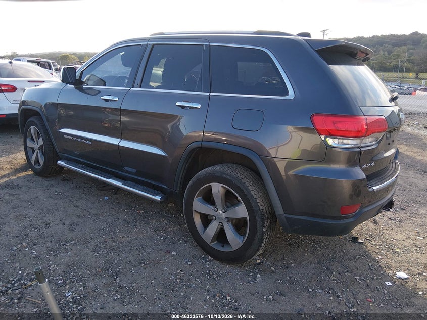 Vin: 1c4rjfbg2fc607512, lot: 46833829, jeep grand cherokee limited 20153
