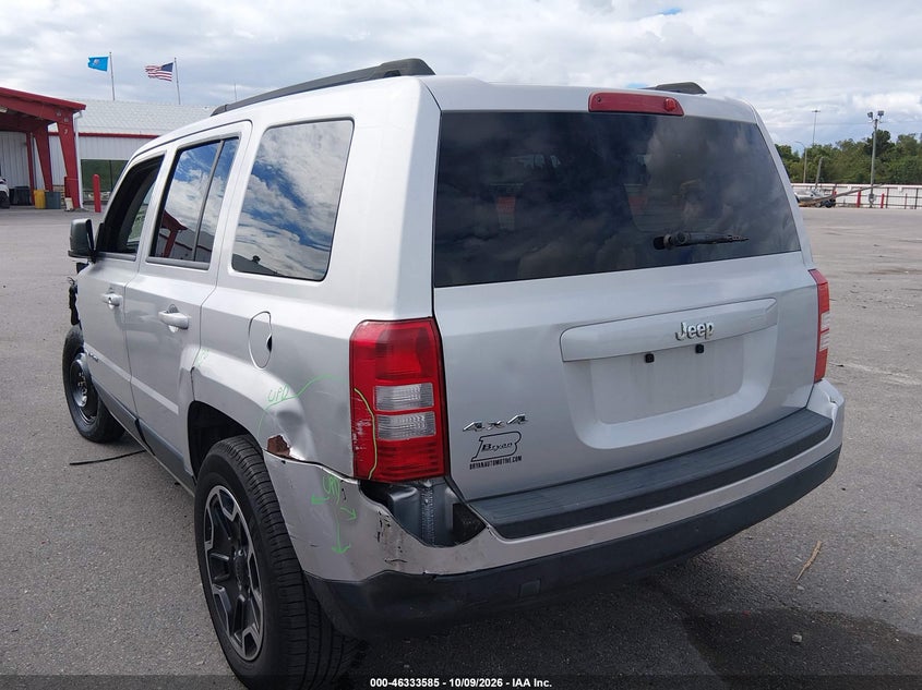 Vin: 1c4njrbb7cd593861, lot: 46833838, jeep patriot sport 20123
