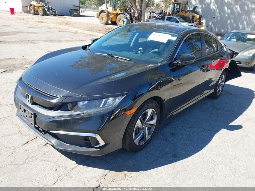 Vin: 2hgfc2f67kh525453, lot: 46833850, honda civic lx 20192