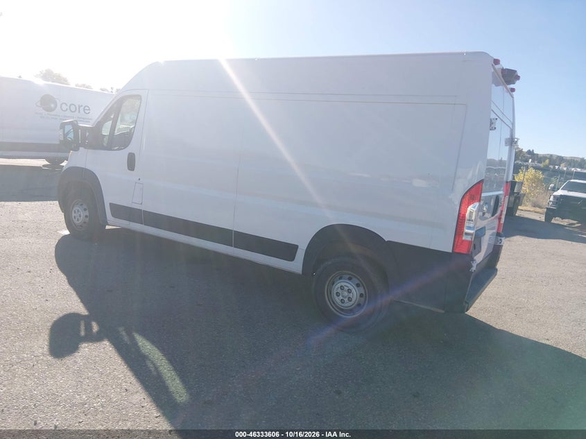 Vin: 3c6lrvdg1pe567852, lot: 46833859, ram promaster 2500 high roof 159 wb 20233