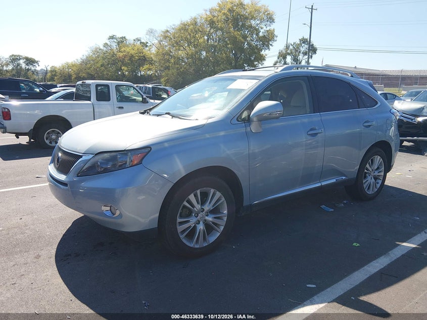 Vin: jtjbc1ba5a2011638, lot: 46833892, lexus rx 450h 20102