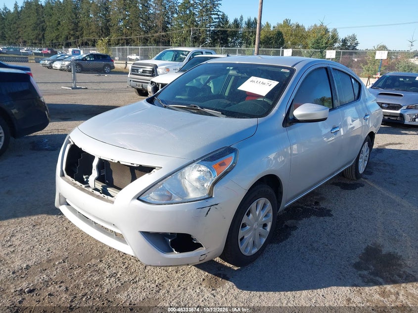 Vin: 3n1cn7ap5kl823745, lot: 46833927, nissan versa 1.6 sv 20192