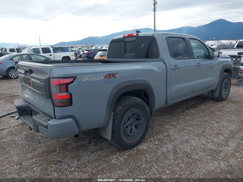 Vin: 1n6ed1fk9tn667419, lot: 46833930, nissan frontier long bed pro-4x 4x4 20264