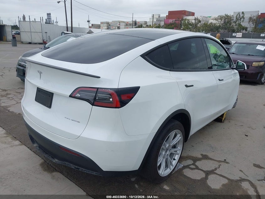 Vin: 7saygdee7pa037486, lot: 46833943, tesla model y awd/long range dual motor all-wheel drive 20234